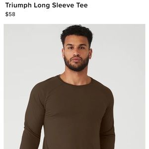 COPY - Alo Triumph long sleeve Size M Mocha